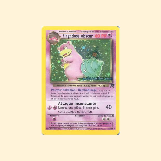 Carte Pokémon Flagadoss obscur 012/82 - Team Rocket - Français
