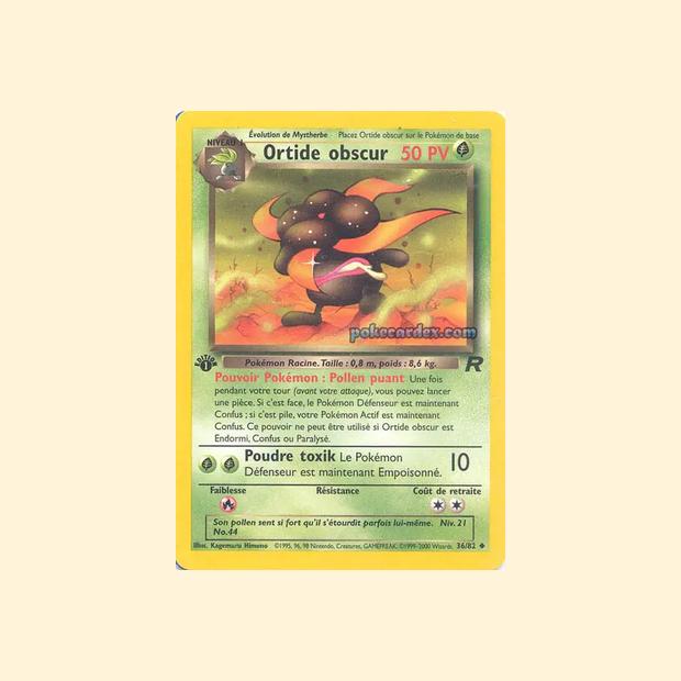 Carte Pokémon Ortide obscur 036/82 - Team Rocket - Français