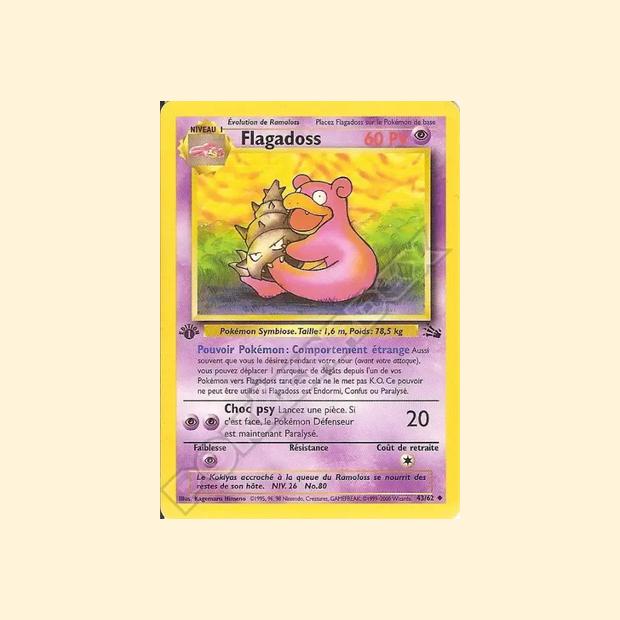Carte Pokémon Flagadoss 043/62 - Fossile - Français