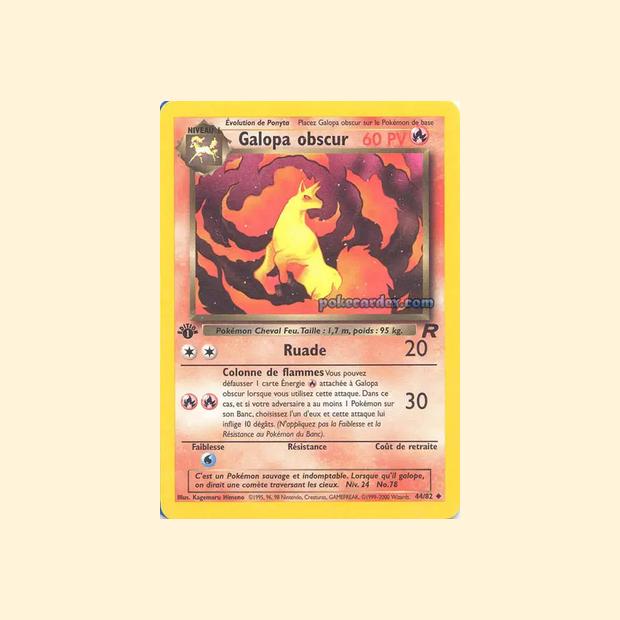 Carte Pokémon Galopa obscur 044/82 - Team Rocket - Français
