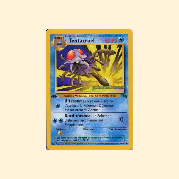 Carte Pokémon Tentacruel 044/62 - Fossile - Français