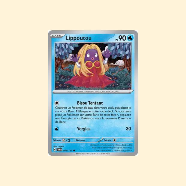Carte Pokémon Lippoutou 046/167 - Mascarade Crépusculaire - Français