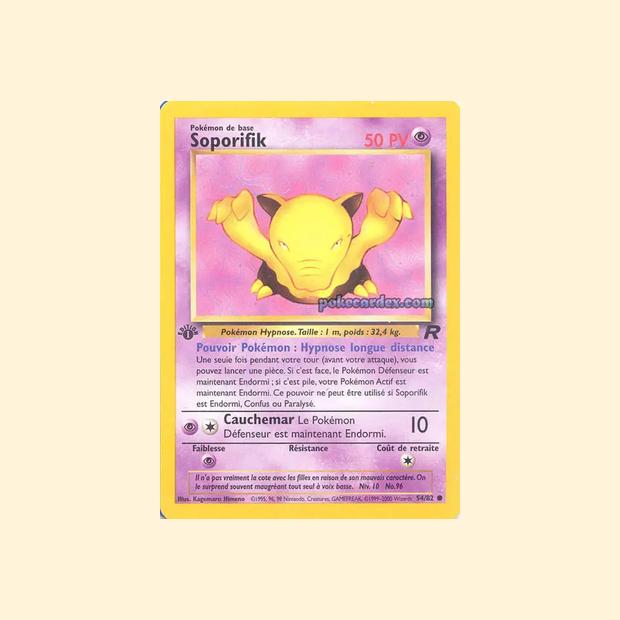 Carte Pokémon Soporifik 054/82 - Team Rocket - Français