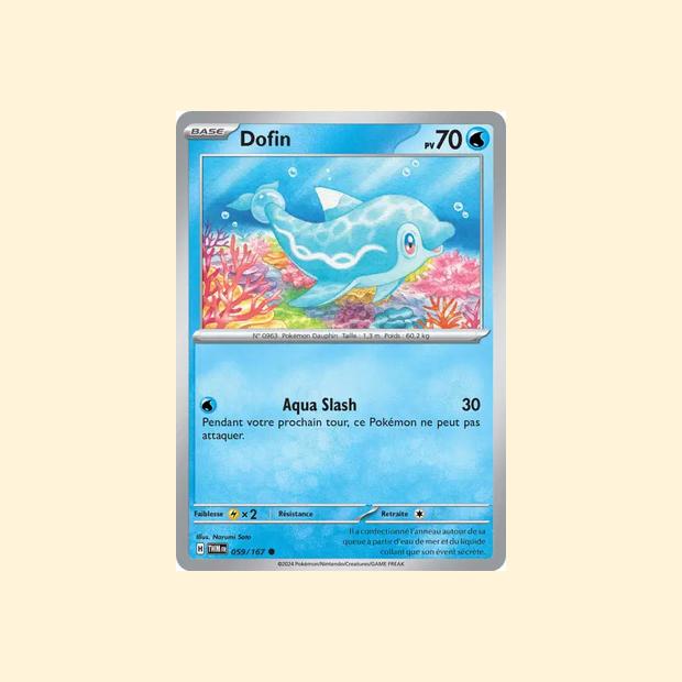 Carte Pokémon Dofin 059/167 - Mascarade Crépusculaire - Français