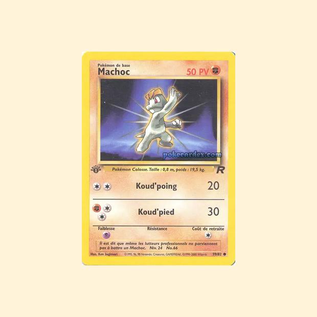 Carte Pokémon Machoc 059/82 - Team Rocket - Français