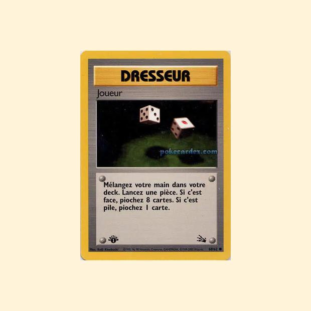 Carte Pokémon Joueur 060/62 - Fossile - Français