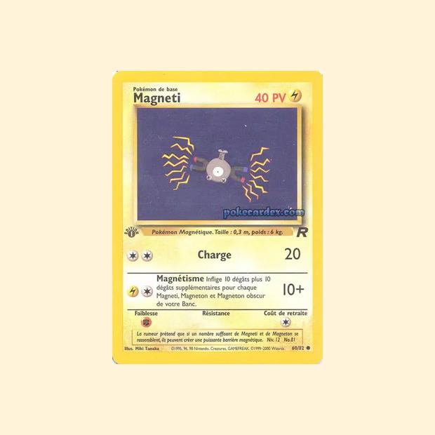 Carte Pokémon Magnéti 060/82 - Team Rocket - Français