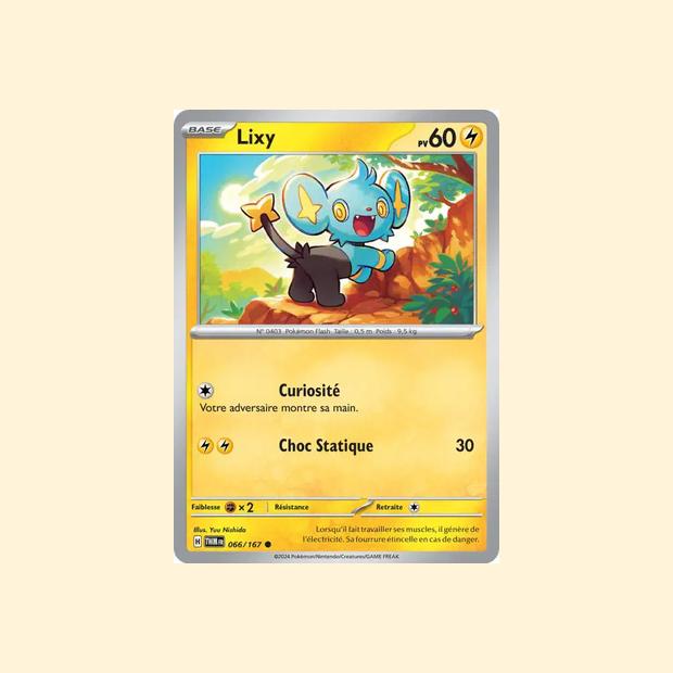 Carte Pokémon Lixy 066/167 - Mascarade Crépusculaire - Français