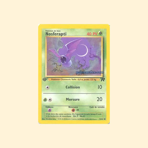 Carte Pokémon Nosferapti 070/82 - Team Rocket - Français