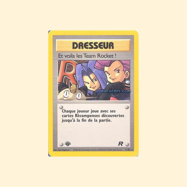 Carte Pokémon Et voilà les Team Rocket ! 071/82 - Team Rocket - Français