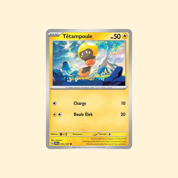 Carte Pokémon Têtampoule 073/167 - Mascarade Crépusculaire - Français