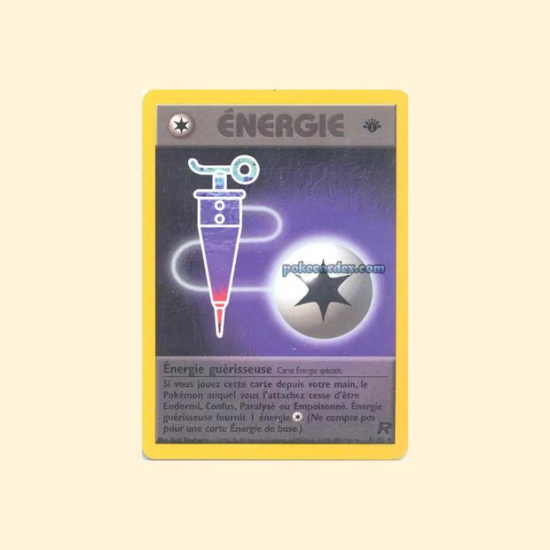 Carte Pokémon Énergie Guérisseuse 081/82 - Team Rocket - Français