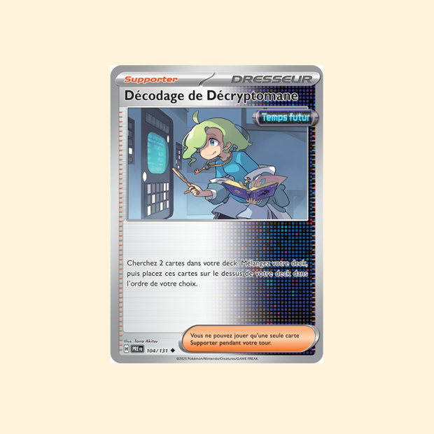 Carte Pokémon Décodage de Décryptomane PRE 104/180 - Évolutions Prismatiques - Français