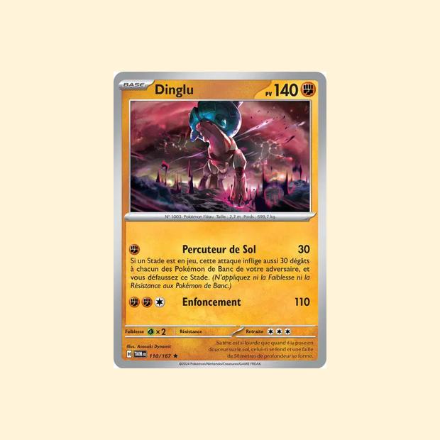 Carte Pokémon Dinglu 110/167 - Mascarade Crépusculaire - Français