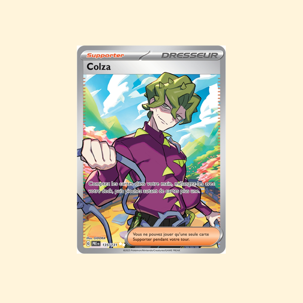 Carte Pokémon Colza PRE 135/180 - Évolutions Prismatiques - Français