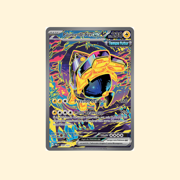 Carte Pokémon Paume-de-Fer ex PRE 154/180 - Évolutions Prismatiques - Français