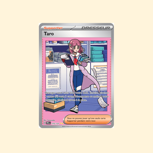 Carte Pokémon Taro PRE 175/180 - Évolutions Prismatiques - Français