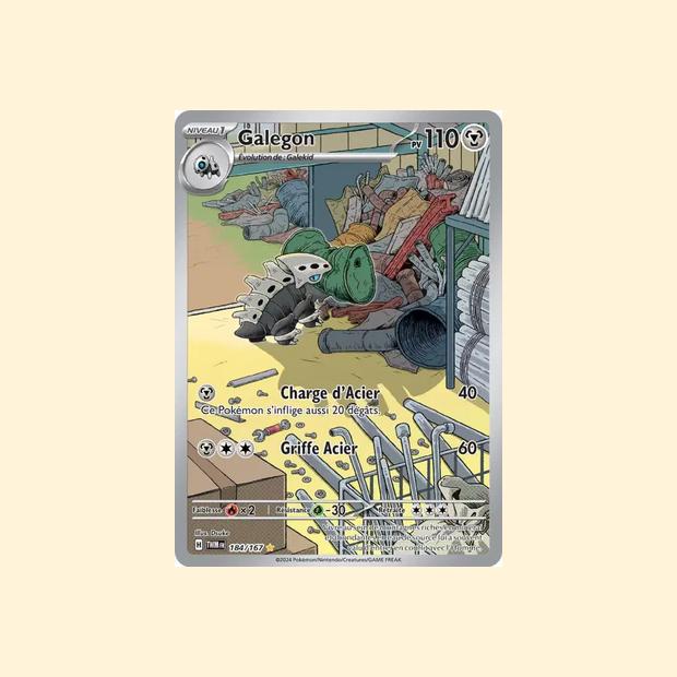 Carte Pokémon Galegon 184/167 - Mascarade Crépusculaire - Français
