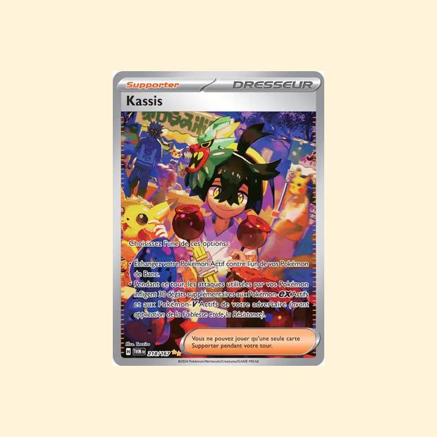 Carte Pokémon Kassis 218/167 - Mascarade Crépusculaire - Français
