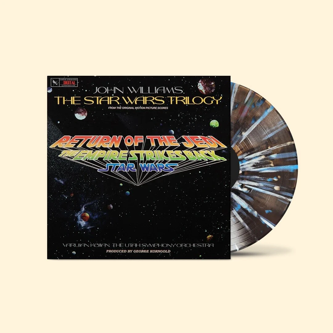 THE STAR WARS TRILOGY John Williams Hyperdrive Splatter Vinyl LP /500 exemplaires monde