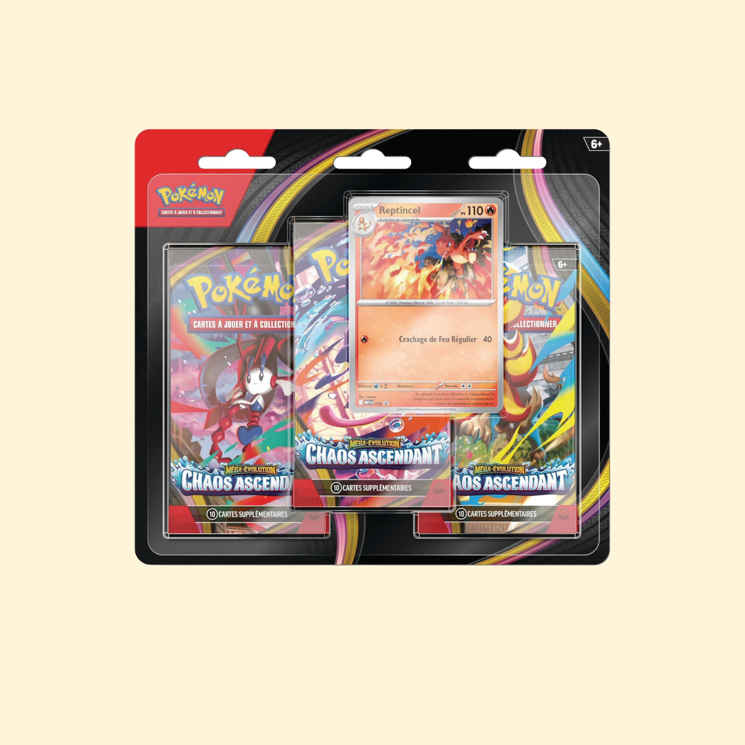 Pokémon - Pack 3 Boosters - ME04 Chaos Ascendant