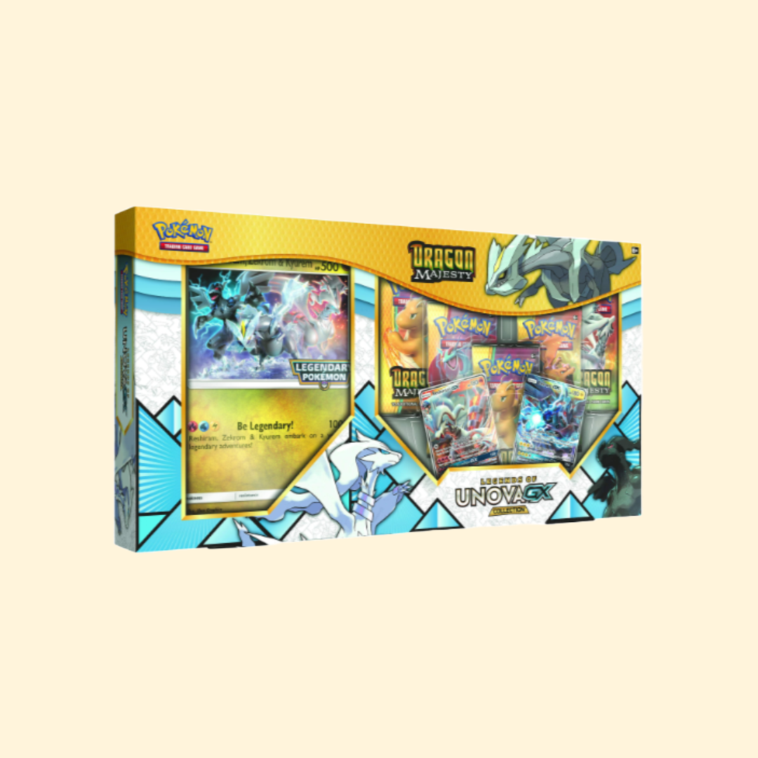 Coffret Pokémon legends of Unova GX Dragon Majesty - Sun and Moon 7.5 - Anglais