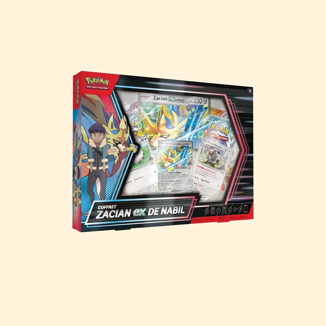 Coffret Pokémon Zacian ex de Nabil - EV09 Aventures Ensemble - français
