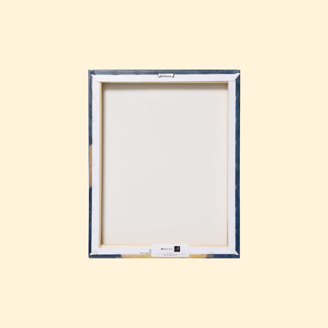 Pokémon × Van Gogh Museum: Pikachu - Grey Felt Hat Canvas Wall Art 44.5 x 37.2cm