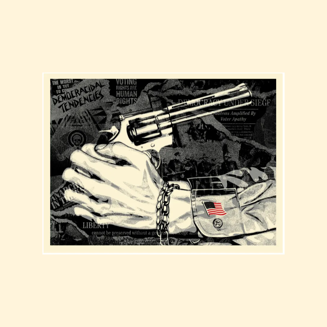 Sérigraphie Obey - Democracidal Tendencies