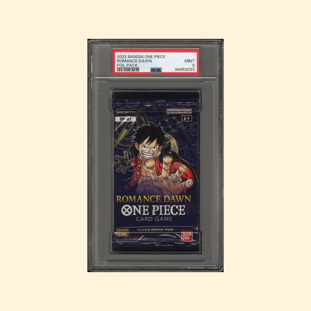 Booster Gradé One Piece Romance Dawn OP-01 – Reprint – Anglais – PSA 9