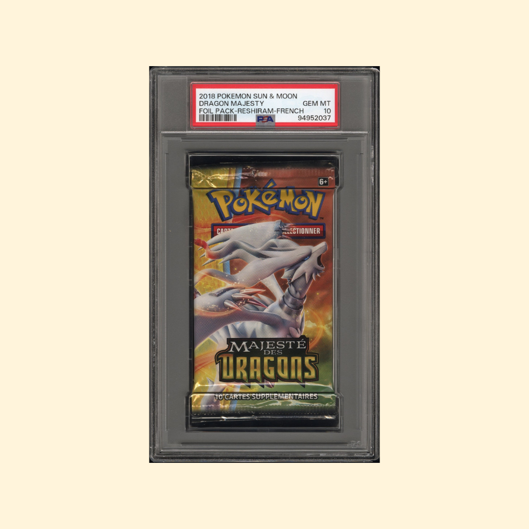 Booster Pokémon Majesté des Dragons - Reshiram – PSA 10 Gem Mint (Pop 1) SL07,5