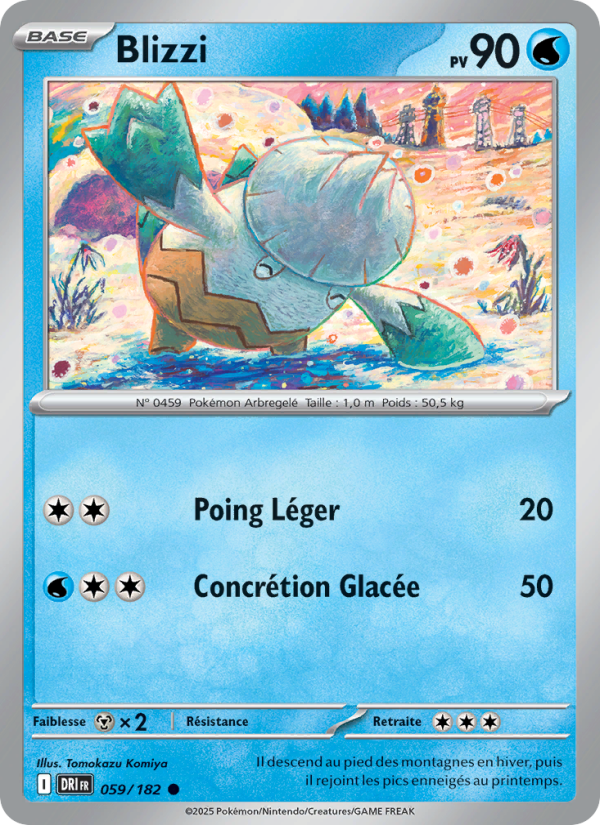 Carte Pokémon Blizzi 059 Rivalités Destinées