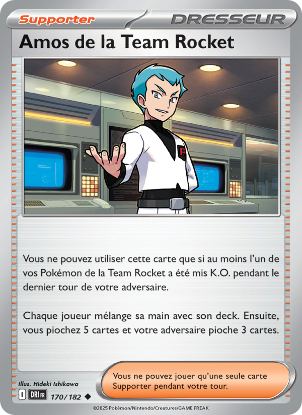 Carte Pokémon Amos de la Team Rocket 170 Rivalités Destinées