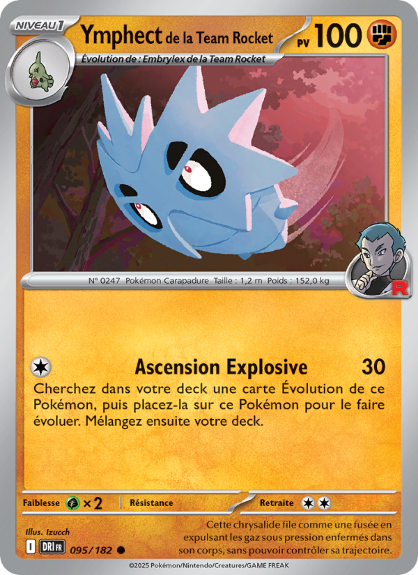 Carte Pokémon Ymphect de la Team Rocket 095 Rivalités Destinées