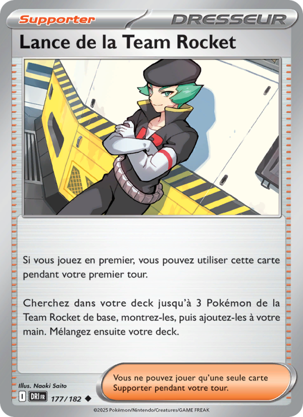 Carte Pokémon Lance de la Team Rocket 177 Rivalités Destinées