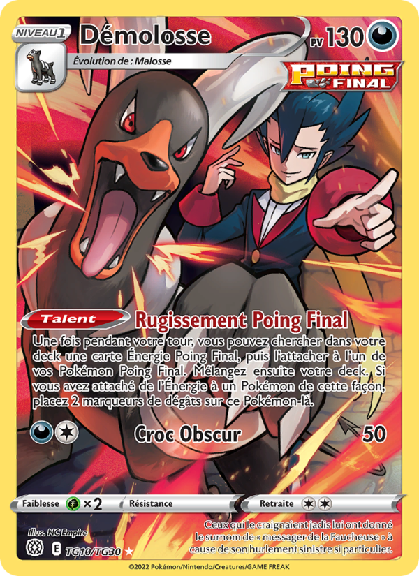 Carte Pokémon Démolosse TG10 Stars Étincelantes