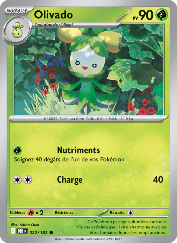 Carte Pokémon Olivado 022 Rivalités Destinées