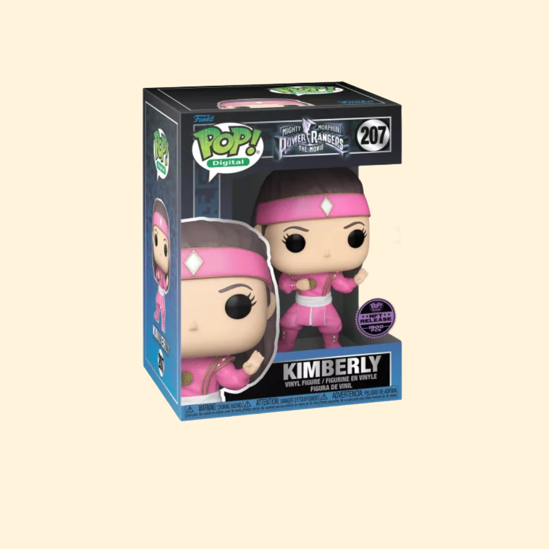 Figurine Funko Pop! Power Rangers – Kimberly #207 (NFT Release) – Édition Exclusive Ranger Rose