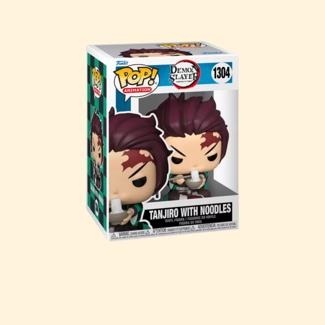 Figurine Funko Pop! Tanjiro Kamado – Mangeant des Nouilles – Demon Slayer / Kimetsu no Yaiba #1303