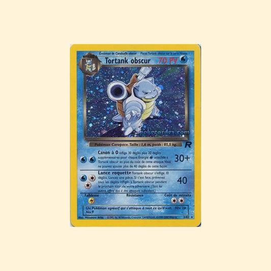 Carte Pokémon Tortank obscur 003/82 - Team Rocket - Français