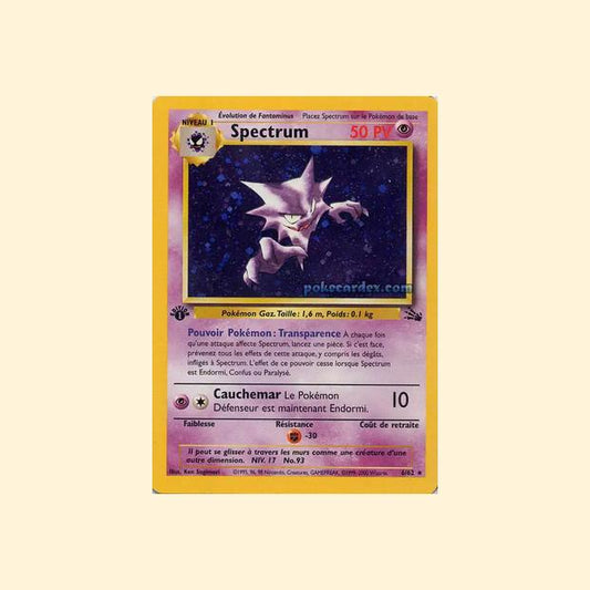 Carte Pokémon Spectrum 006/62 - Fossile - Français