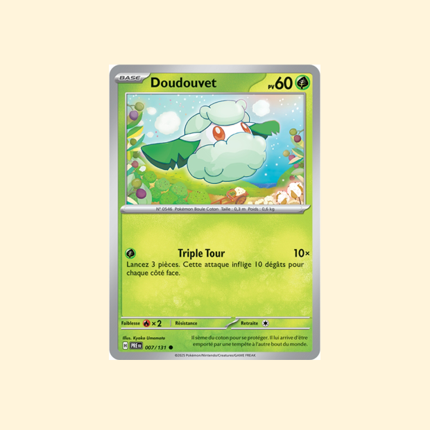 Carte Pokémon Doudouvet PRE 007/180 - Évolutions Prismatiques - Français