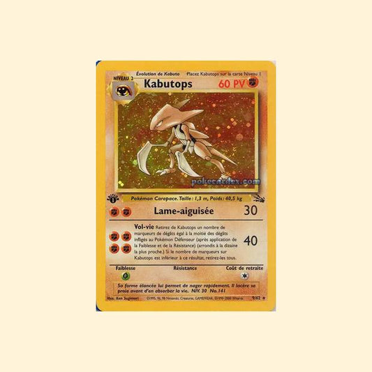 Carte Pokémon Kabutops 009/62 - Fossile - Français