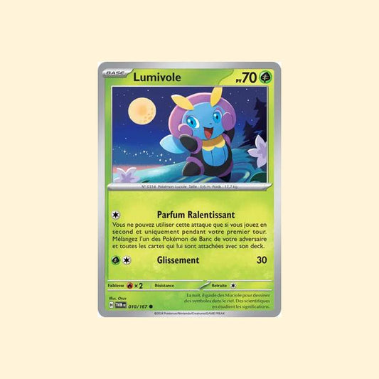 Carte Pokémon Lumivole 010/167 - Mascarade Crépusculaire - Français