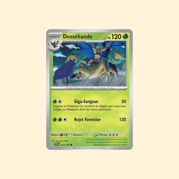 Carte Pokémon Desséliande 013/167 - Mascarade Crépusculaire - Français