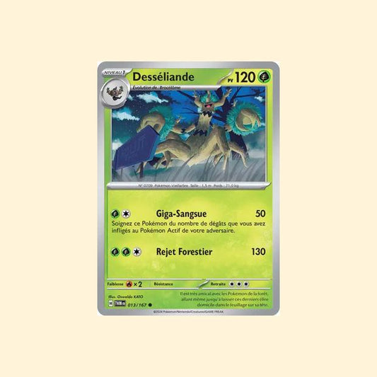 Carte Pokémon Desséliande 013/167 - Mascarade Crépusculaire - Français