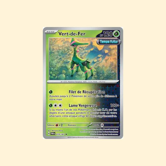 Carte Pokémon Vert-de-Fer 019/167 - Mascarade Crépusculaire - Français
