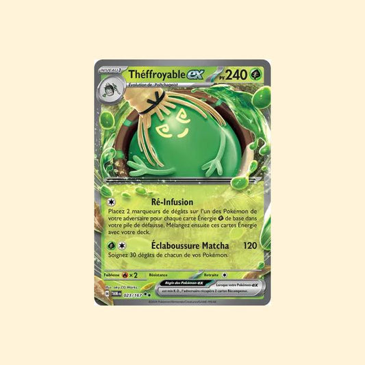 Carte Pokémon Théffroyable ex 023/167 - Mascarade Crépusculaire - Français