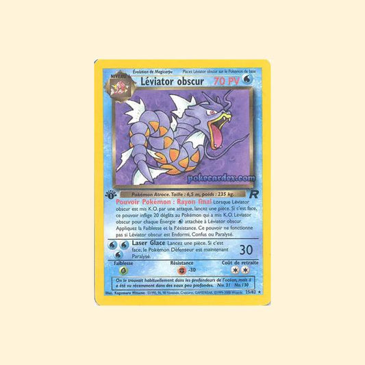 Carte Pokémon Léviator obscur 025/82 - Team Rocket - Français