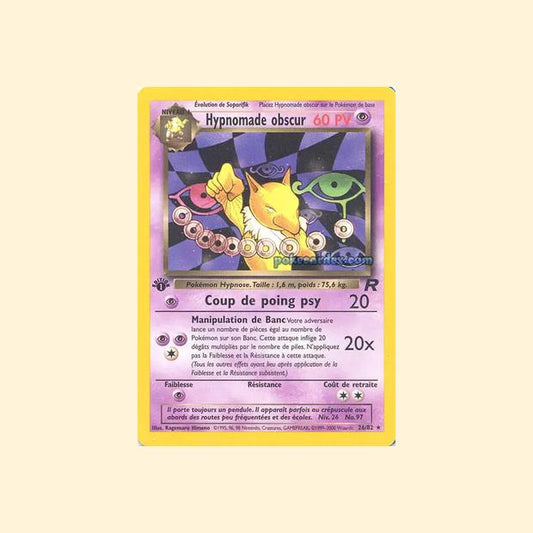Carte Pokémon Hypnomade obscur 026/82 - Team Rocket - Français